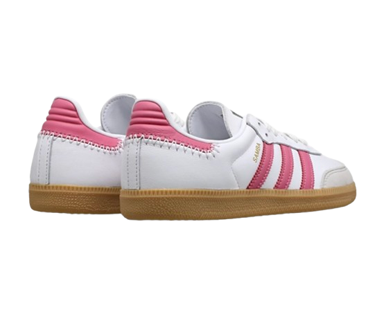 adidas Samba OG White-Rose Tone-Collegiate Green