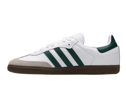 adidas Samba OG White-White-Clear Granite